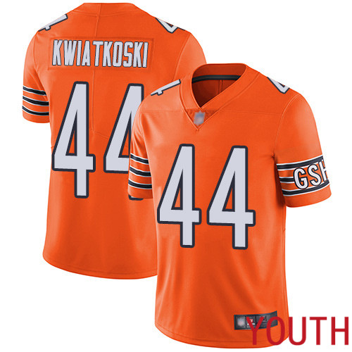 Chicago Bears Limited Orange Youth Nick Kwiatkoski Alternate Jersey NFL Football #44 Vapor Untouchable->youth nfl jersey->Youth Jersey